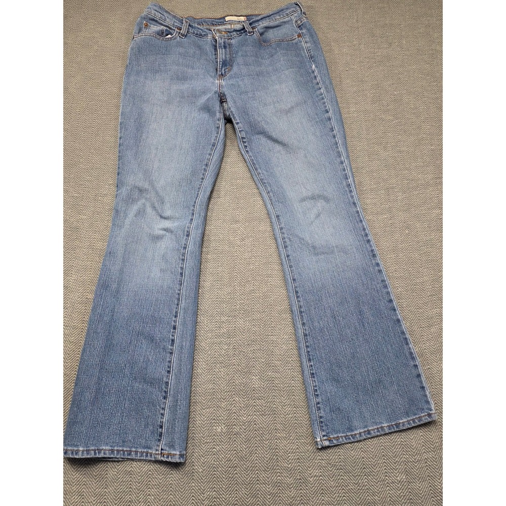 Levis 515 Bootcut Jeans Womens 12 M Medium Wash Blue Mid Rise Stretch Denim